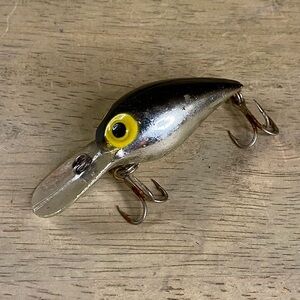 Storm PRE Rapala‎ Vintage Wiggle Wart Chrome Black